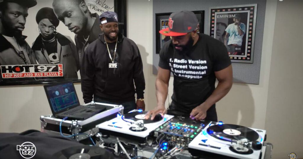 DJ Rob Swift and Funkmaster Flex